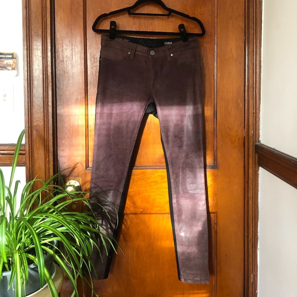 DL 1961 Two Toned Lamb Leather Pants
